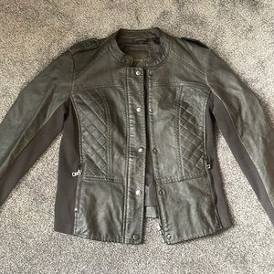 Maurices Gray Leather Jacket